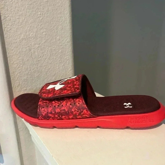 NEW Under Armour Ignite Pro Graphic Slide Sandal 3026024-600 Mens Size 7 - Picture 3 of 7